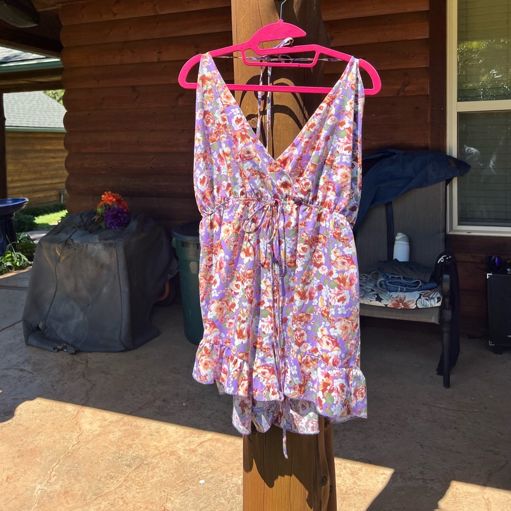 Cute floral romper